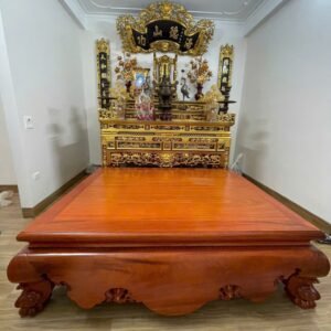 Sập Trơn Gỗ Gụ Nam Phi Cực Đẹp 1m6x2m